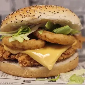 Crunchy chicken cheese onion