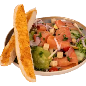 Royal salmon salad