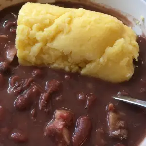 Bonochi kòrá (Rode bonen)