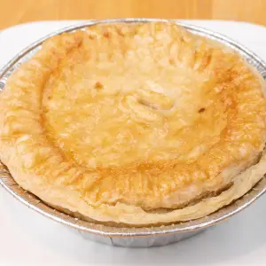 South African chicken and mushroom pie