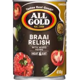 All Gold Braai Relish 410g