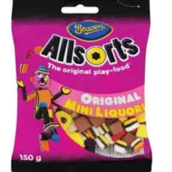 Beacon Liquorice Allsorts 150g