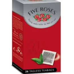 Five Roses Tea Bags 26's 65g