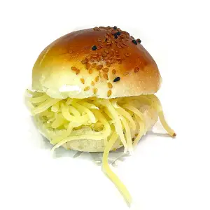 Kleine bolletje met feta smeerkaas