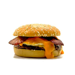 Fried egg burger