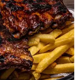 Grilled spareribs menu