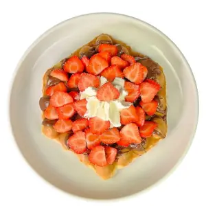 Nutella en aardbei