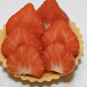 Aardbei gebakje