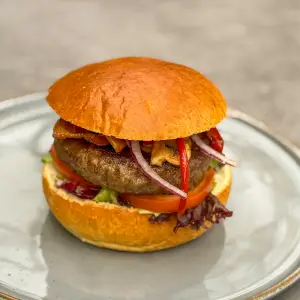R&B Deluxe burger