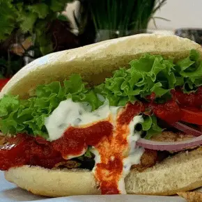 Broodje kip döner