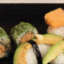 Vegetarische set (12 stuks)
