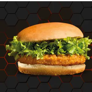 Crispy chicken burger