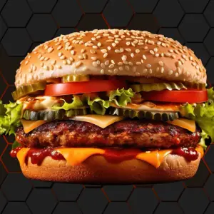 Cheeseburger 120 gram rundvlees