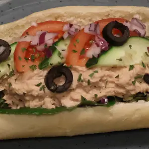 Petit pain Tonijn salade