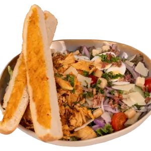 Grilled chicken caesar salad