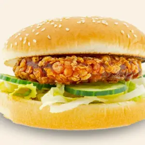 Krokante kipburger