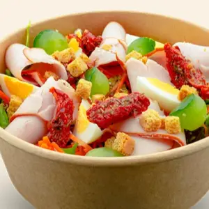 Maaltijdsalade gerookte kip