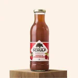 Schulpdrankje appel - aardbei