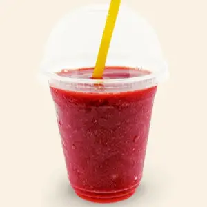 Smoothie framboos-aardbei