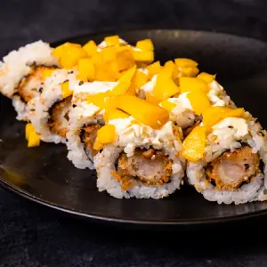 Sesam ebi maki mango
