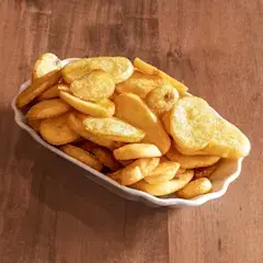 Portie aardappelschijfjes