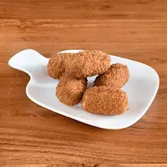 Veganistische paddenstoel mini kroketjes