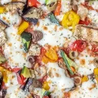 Glutenvrije pizza vegetariana