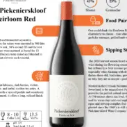 Piekenierskloof - Heirloom Red Wine