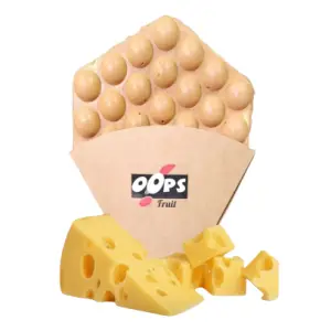 Bubble waffle kaas