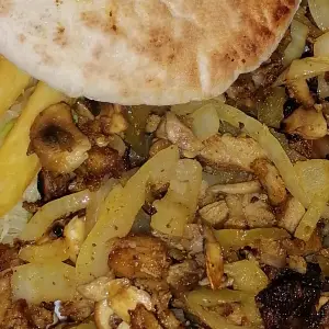 Shoarma Hawaï schotel