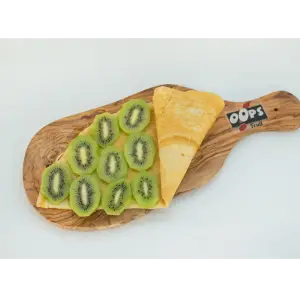 Pannenkoek nutella en kiwi