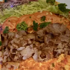 Turkse pizza kalfsdöner
