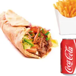 Dürüm kalfsdöner menu