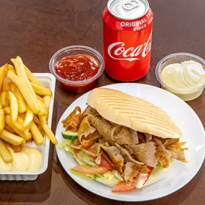 Broodje kalfsdöner menu