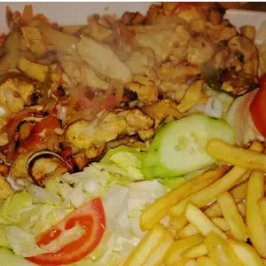 Hot chicken schotel