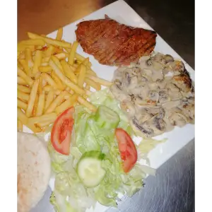Bistecca funghi