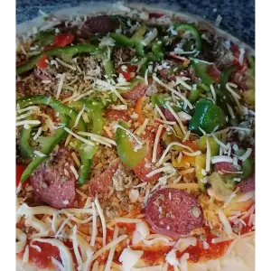 Pizza con care speciaal