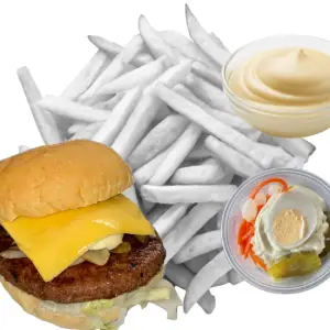 Box cheeseburger