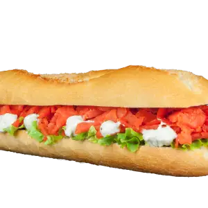 Stokbrood zalm-bieslook-roomkaas