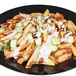 Frites kip tzatziki
