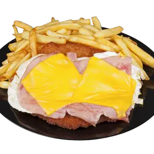 Schnitzel Hawaii menu