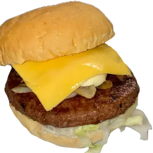 Halal cheeseburger