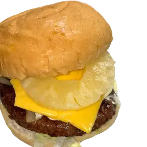 Halal hawaii burger