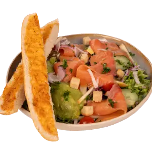 Royal salmon salad