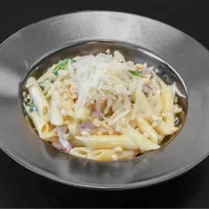 Pasta gerookte zalm roomsaus