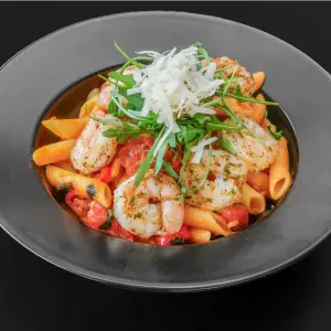 Pasta garnalen tomatensaus