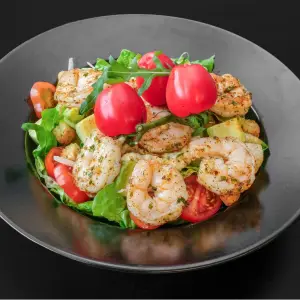 Caesar salad garnalen