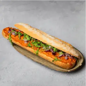 Broodje filet americain, met ui