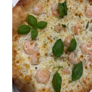 Pizza scampi