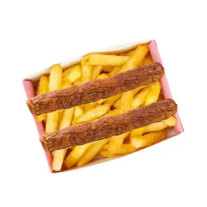 Friet waterfiets mayonaise